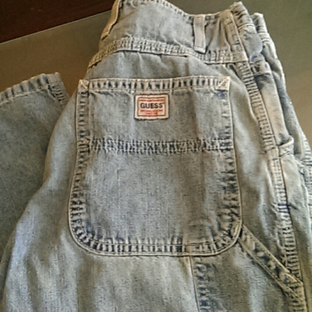 Guess light wash carpenter jeans